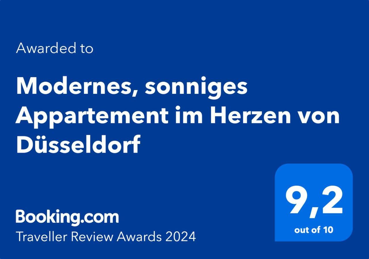 Modernes, sonniges Appartement im Herzen von Düsseldorf Exterior foto